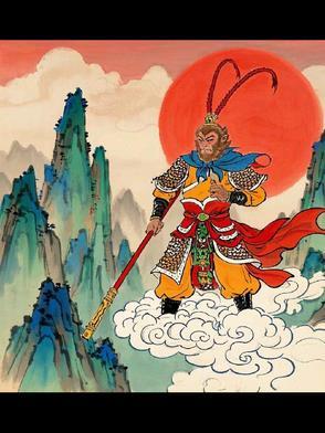 孙悟空回头图片